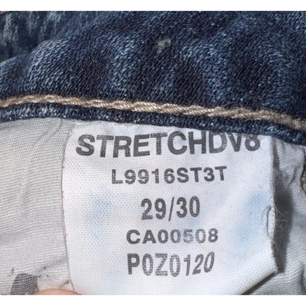 Y2K Silver Jeans Womens Size 29 Low Rise Dark Wash Bootcut Flare Denim Stretch - Picture 11 of 12